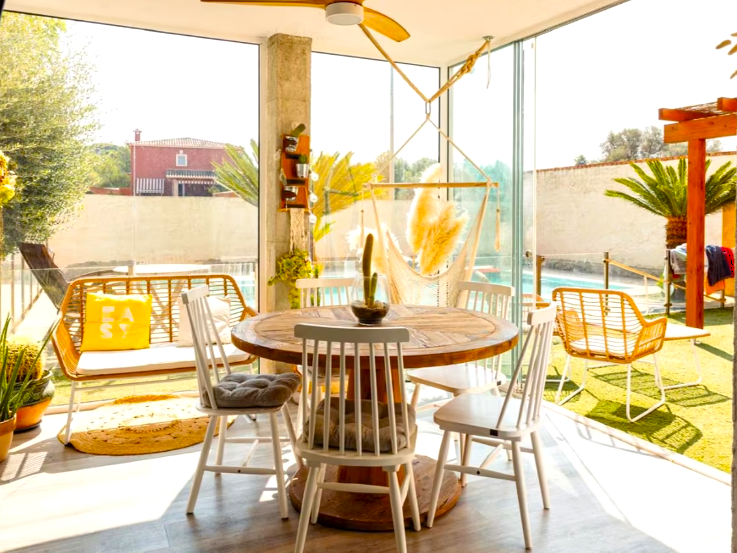 Terraza Casa Pareada Urb. Maravisa