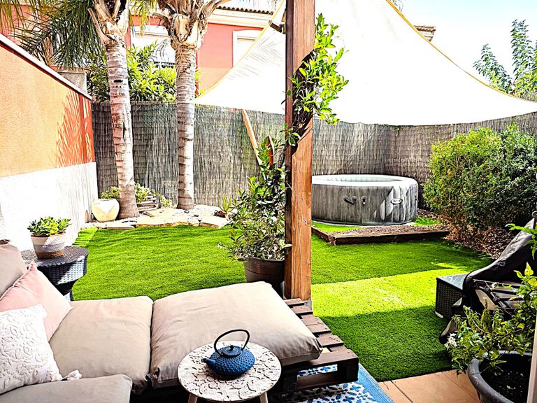 Terraza jardín en Adosado Urb. Vista Calderona