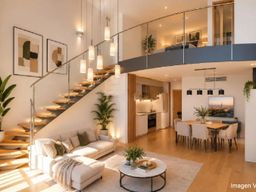 Salón Loft en residencial CREA en Burjassot